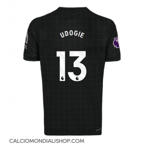 Maglie da calcio Tottenham Hotspur Destiny Udogie #13 Seconda Maglia 2025-26 Manica Corta